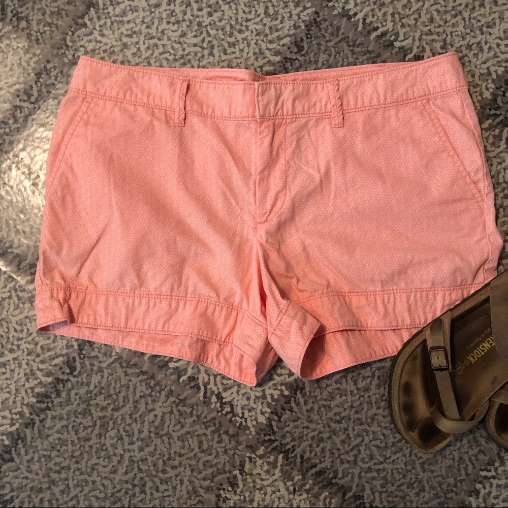 GAP Coral Print Chino Shorts